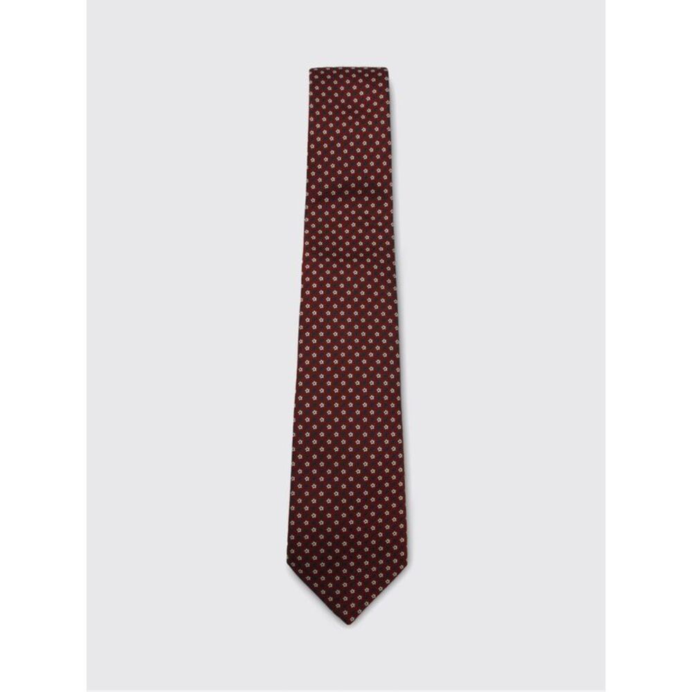 Canali Men Canali Floral Print Pure Silk Tie